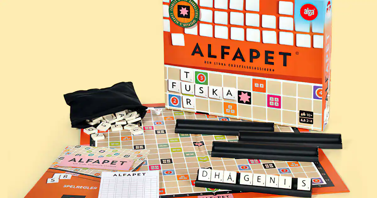 Brädspel alfapet