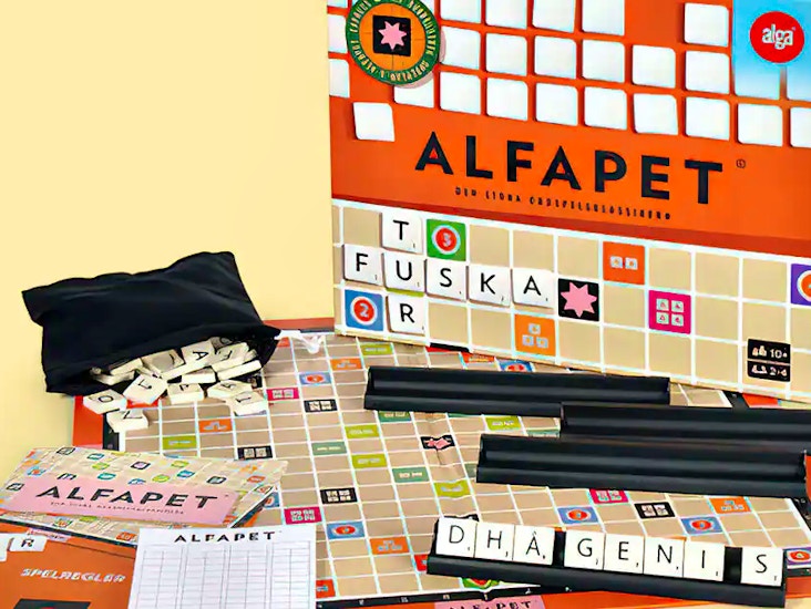 Brädspel alfapet