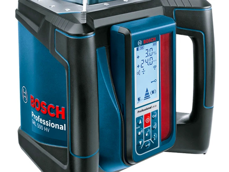 Blå bosch planlaser/rotationslaser - komplett