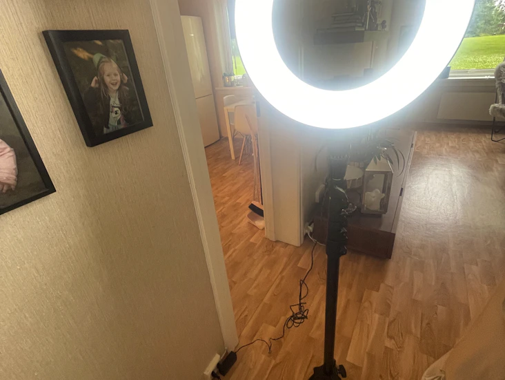 Godox ringlampe - med mobilholder