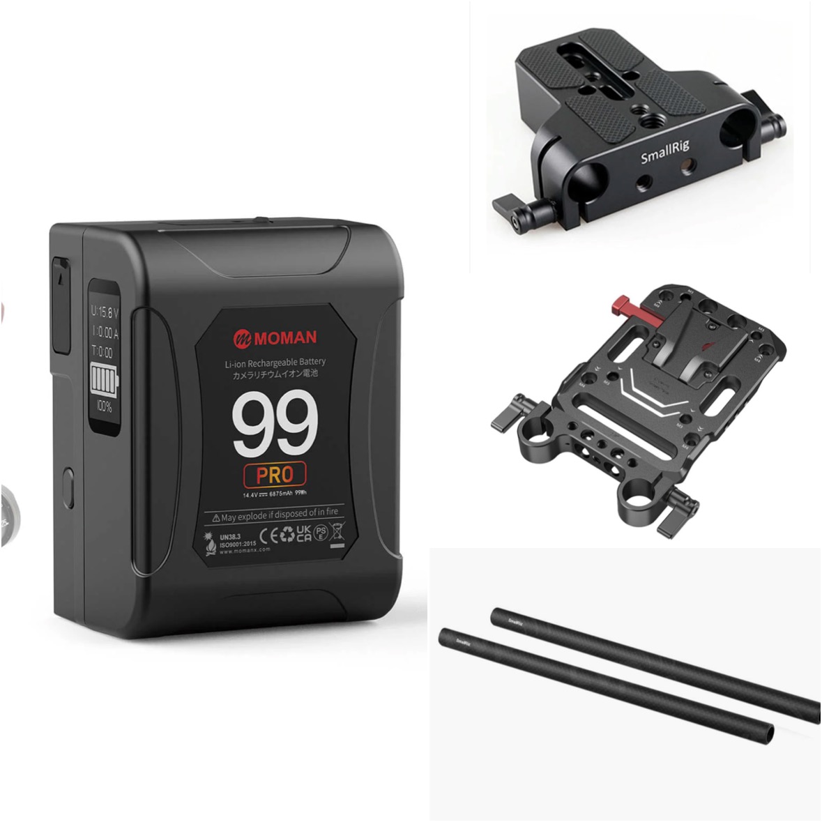 V-mount battery kit | moman 99 pro