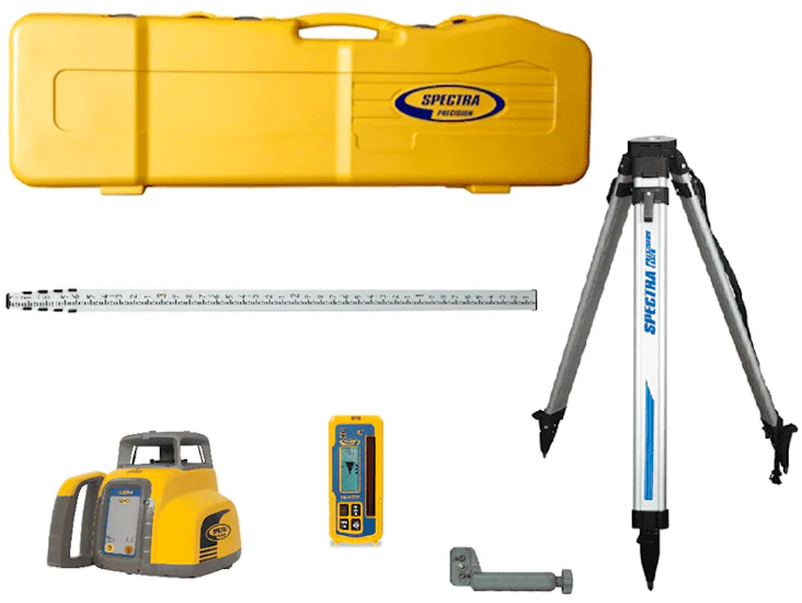 Spectra ll300n planlaser + mottagare hl450 + inklusive stativ & aluminiumstång (teleskopisk)