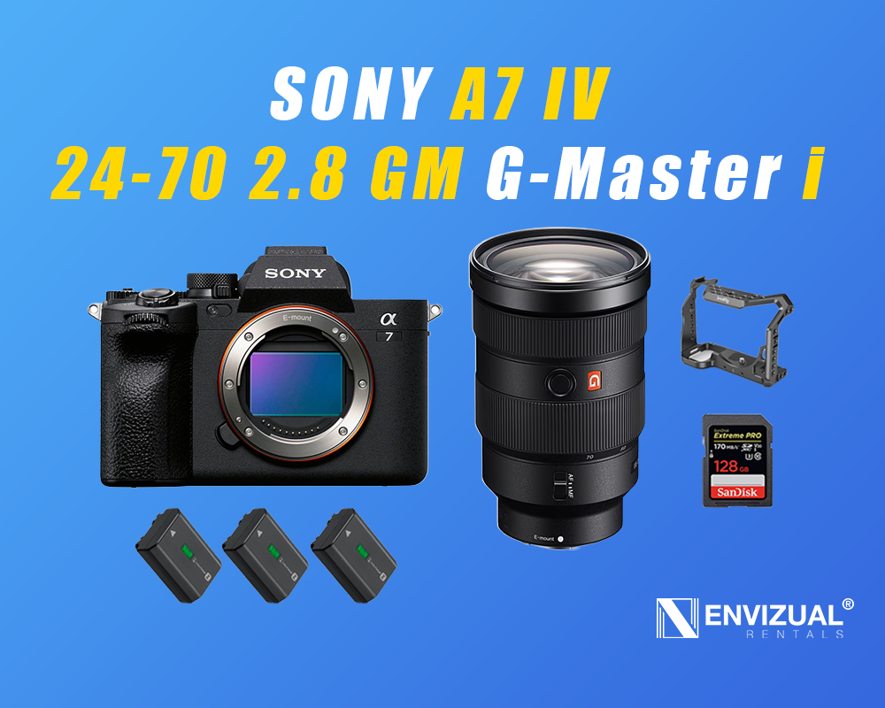 Sony a7 iv 4 + 24-70mm 2.8 g master gm i lens - sony a7iv