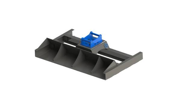 🟫 avjämningsbalk 1,5 m (s30/180) – till grävmaskin | perfekt för grus & jord