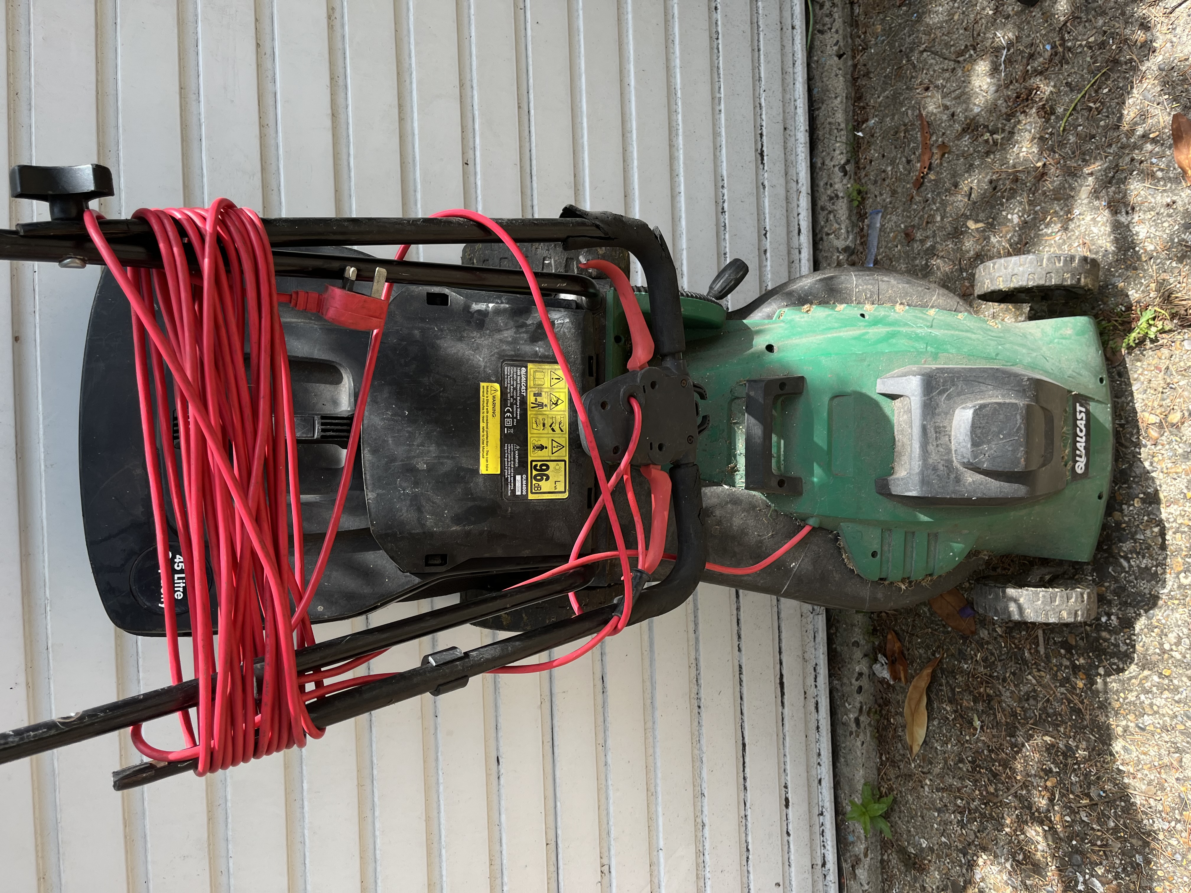 Qualcast electric 1200w lawnmower with collection 