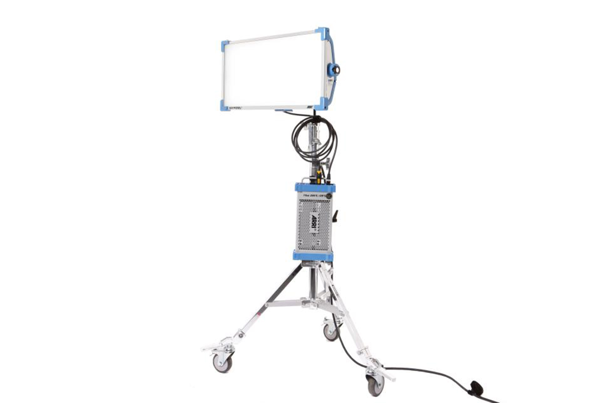 Arri skypanel s60-c with avenger stand on wheels