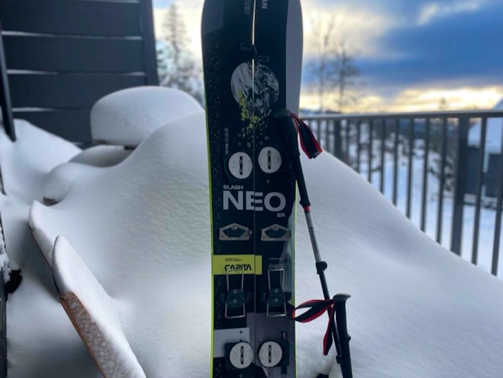 Splitboard med tillbehör. capita 161