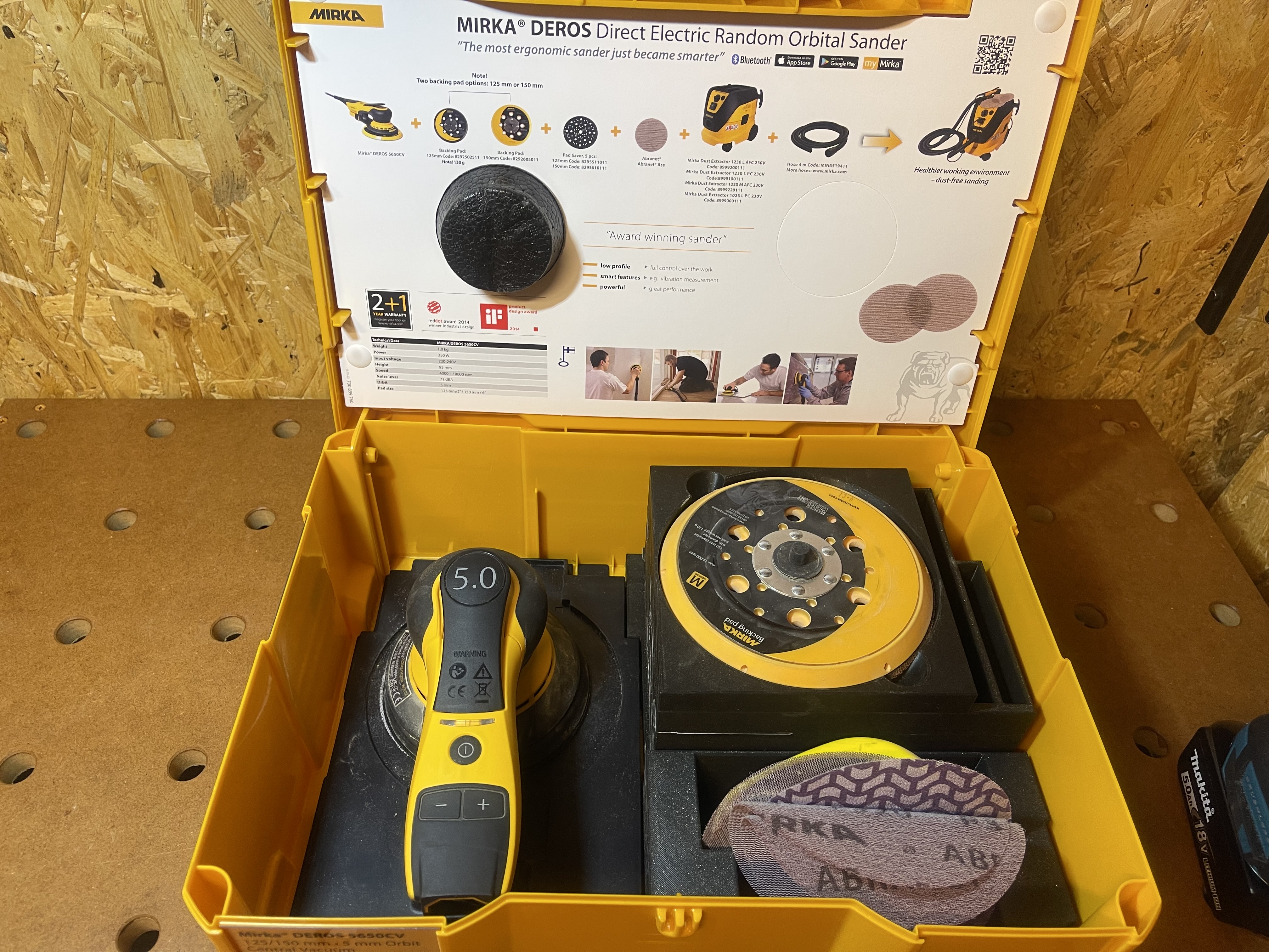 Proff eksentsliper - mirka deros 5650cv 