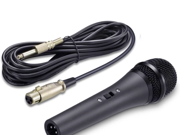 Handmikrofon, mikrofon 5m kabel karaoke (1)