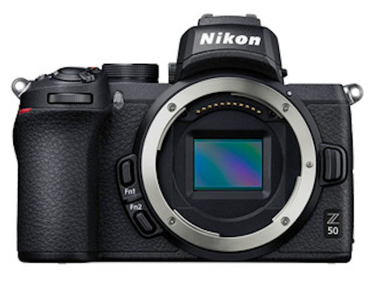 Nikon z50 med objektiv