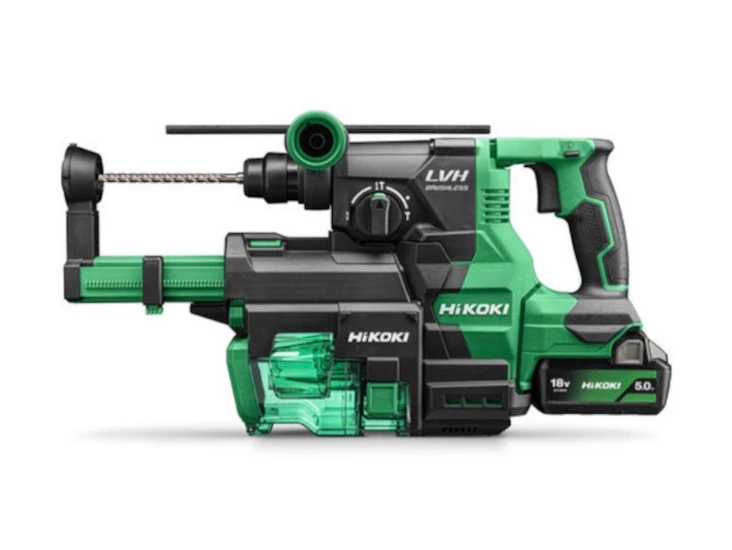 Borrhammare med dammutsug