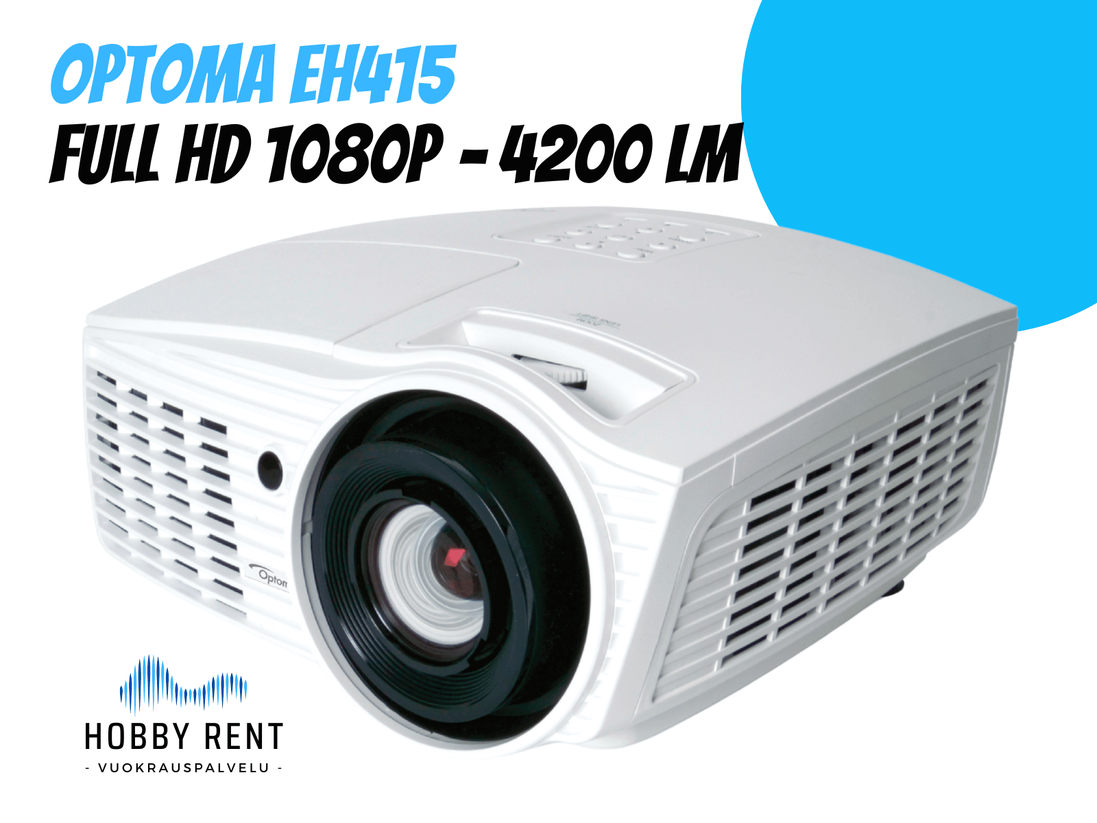 Videotykki optoma eh415 full hd 1080p – 4200 lm, hdmi, displayport