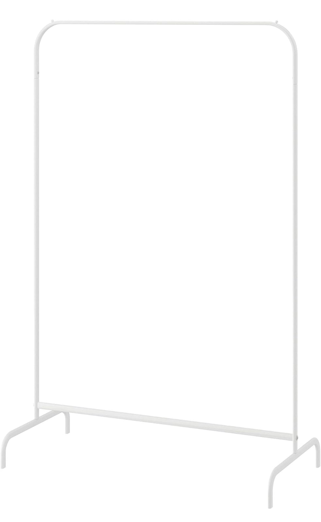 Ikea white mulig clothes rail