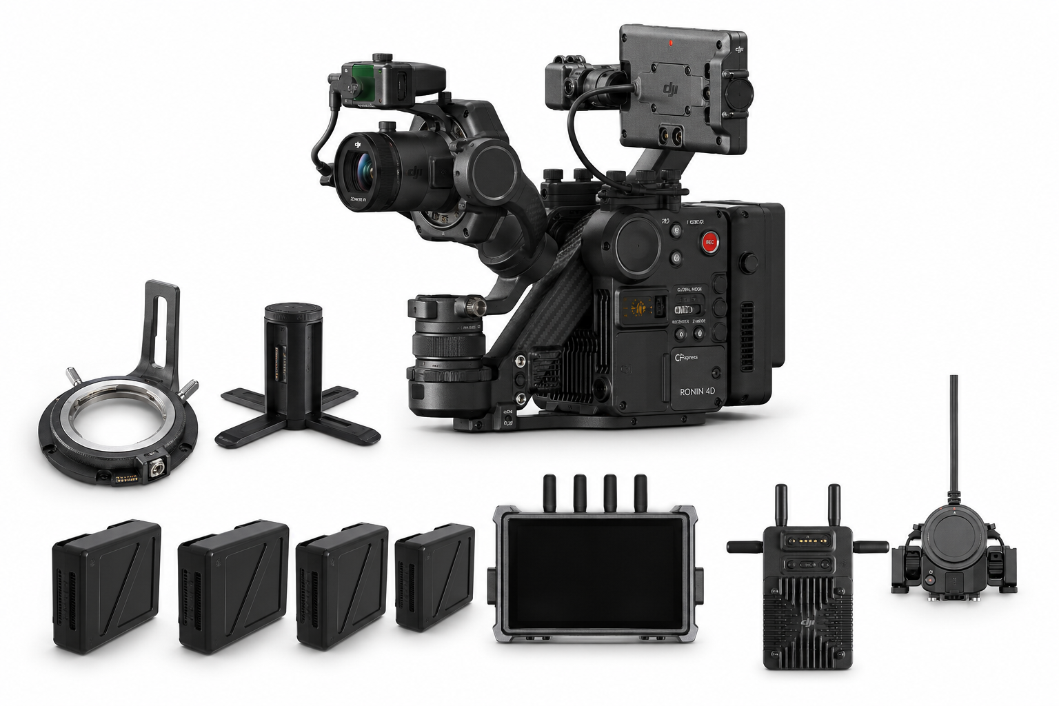 Alt du trenger - dji ronin 4d 6k, tx, hbm, flex, ssd(raw), 5 batterier mm