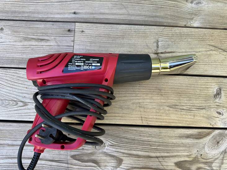 Varmluftspistol variabel värme