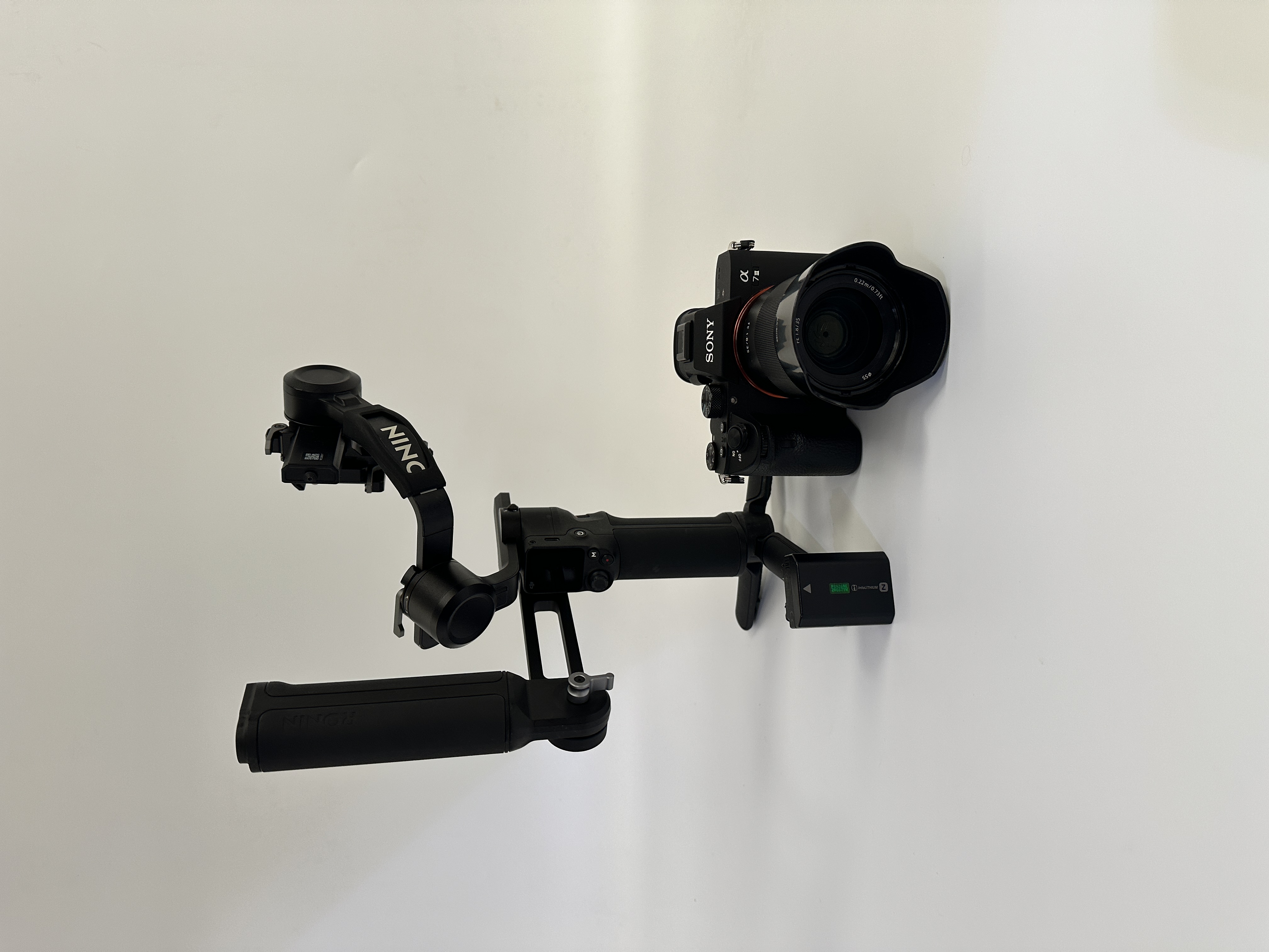 Sony a7iii + sony 35mm f1.8 with rs3 mini gimbal 