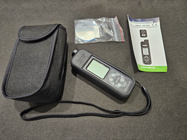 Maalipinnan paksuusmittari/kuivakalvomittari etari md-666