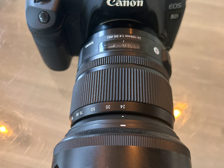 Canon 5d mark ii m/24-105 objektiv