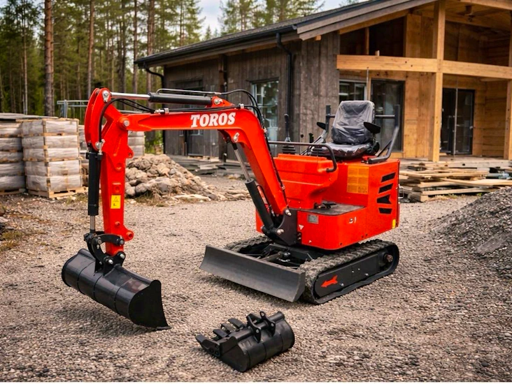 Minikaivinkone vuokralle (1 t)– kompakti ja kätevä