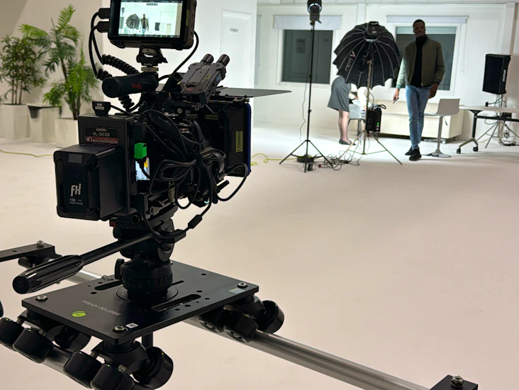 Camera operator with own equipment