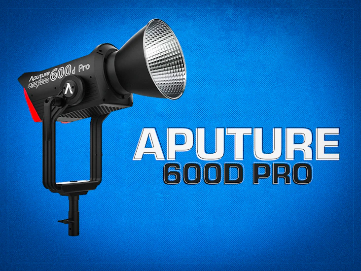 Aputure 600d pro + stativ og tilbehør