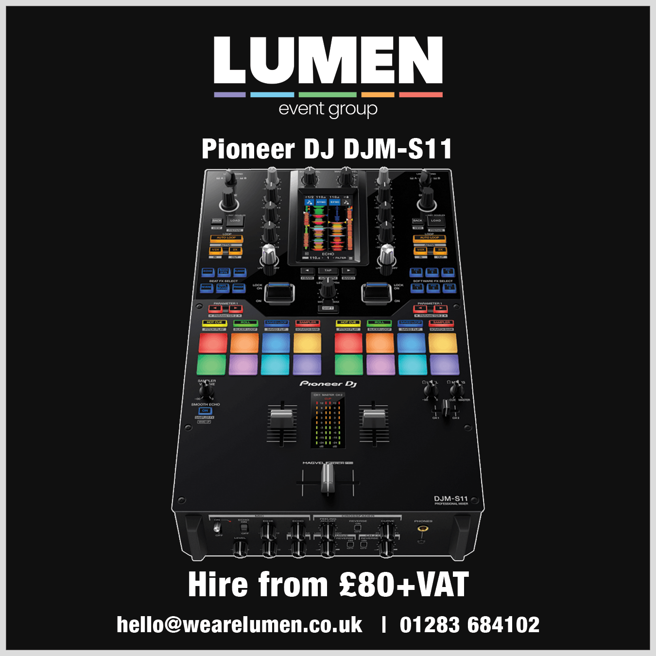 Pioneer dj djm-s11 hire