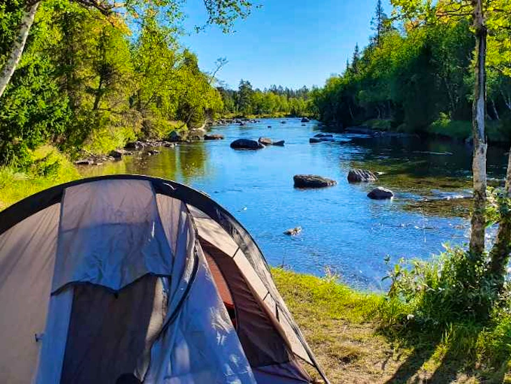 Tremanna tält från decathlon