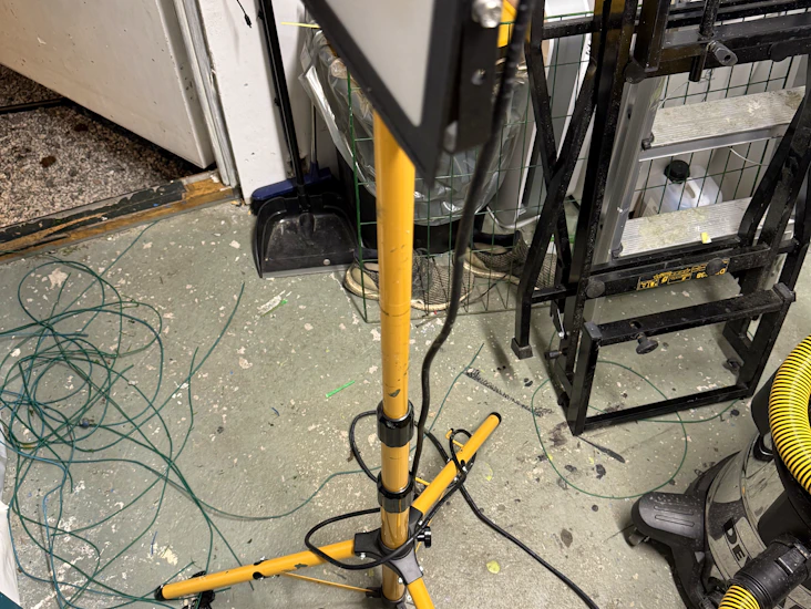 Arbetslampa led stark