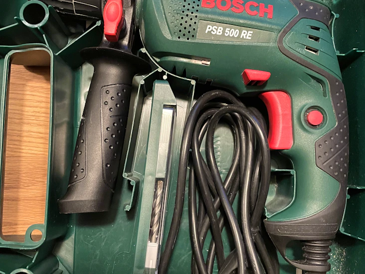 Slagborrmaskin bosch psb 500 re