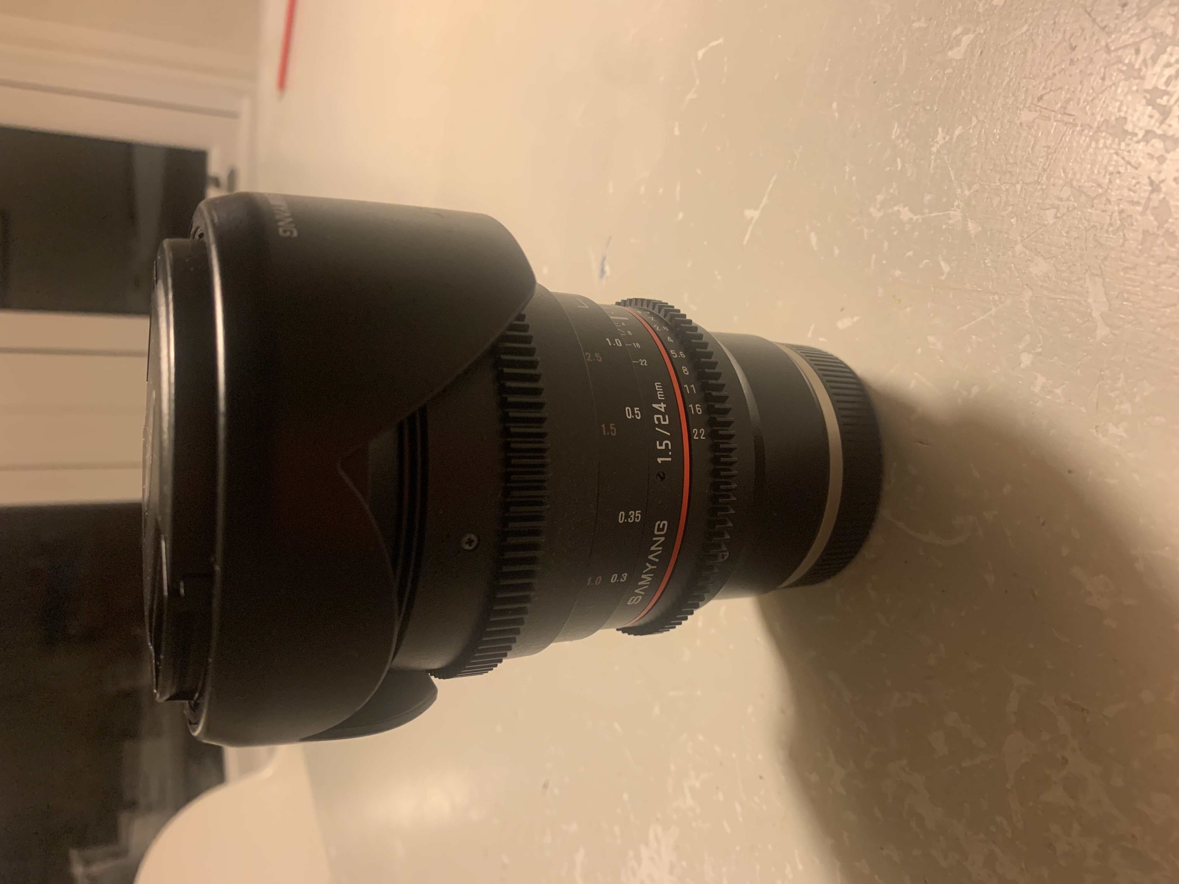 24mm t1.5 samyang cine prime