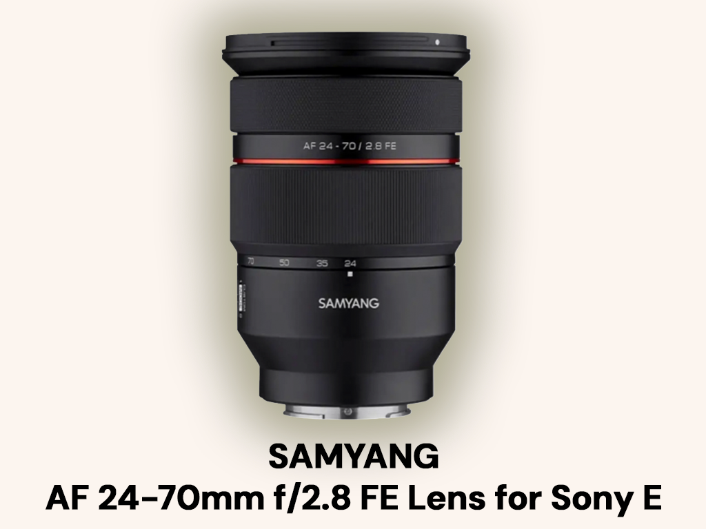 Samyang af 24-70mm f/2.8 fe lens for sony e