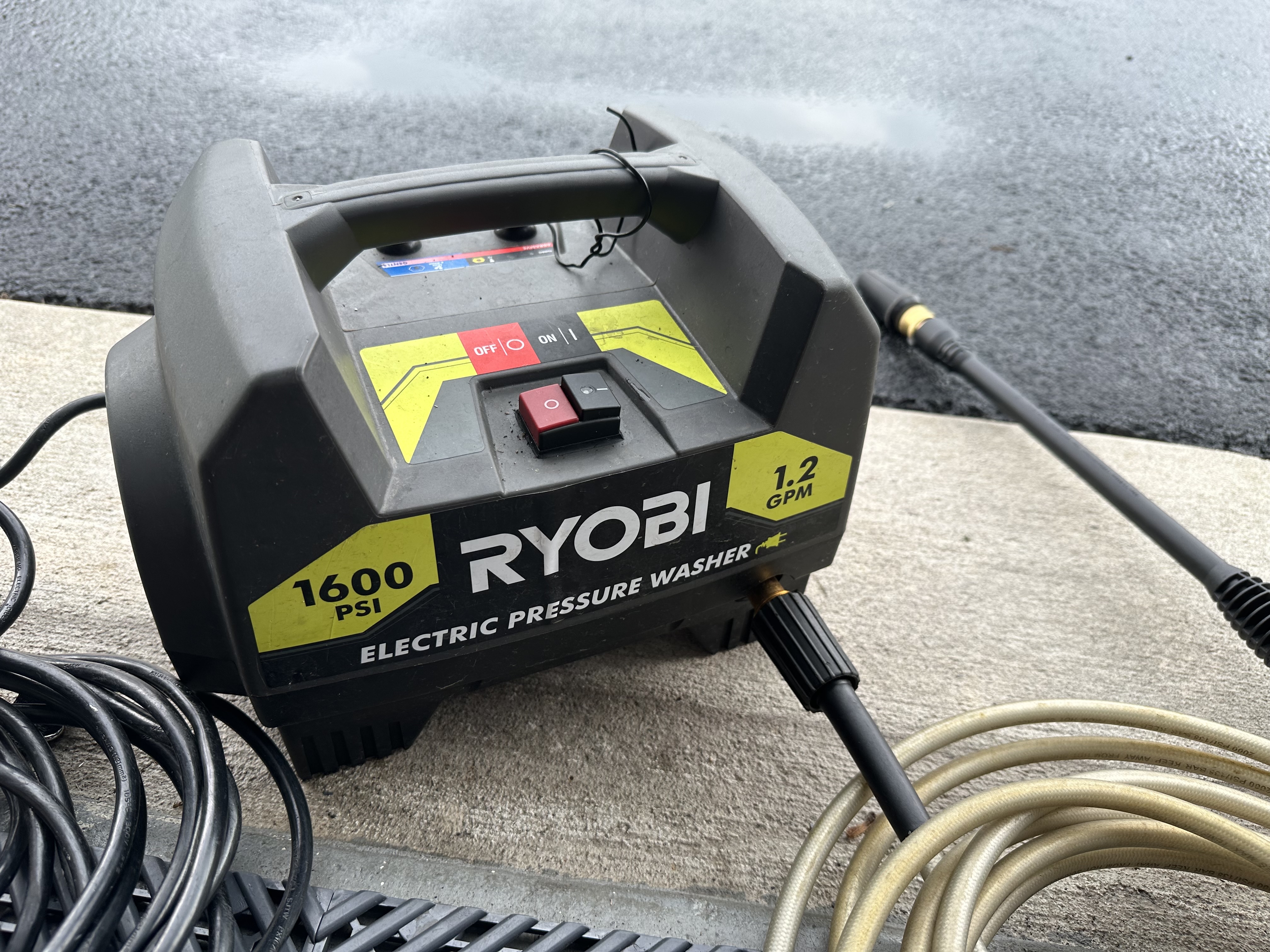 Ryobi electrical power washer