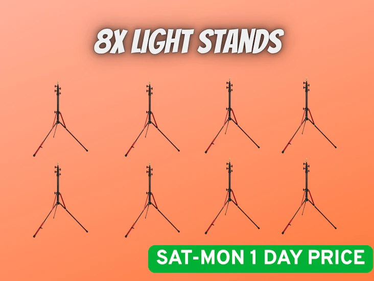 8x light stands