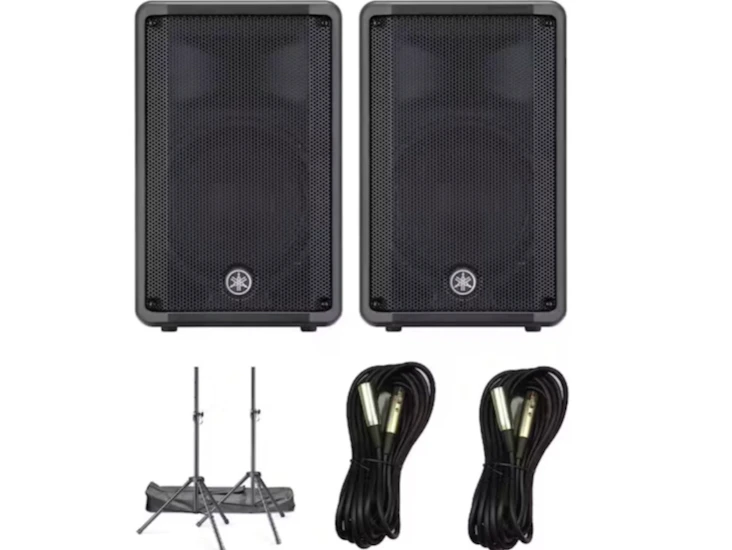 2 x yamaha dbr12 pa speakers