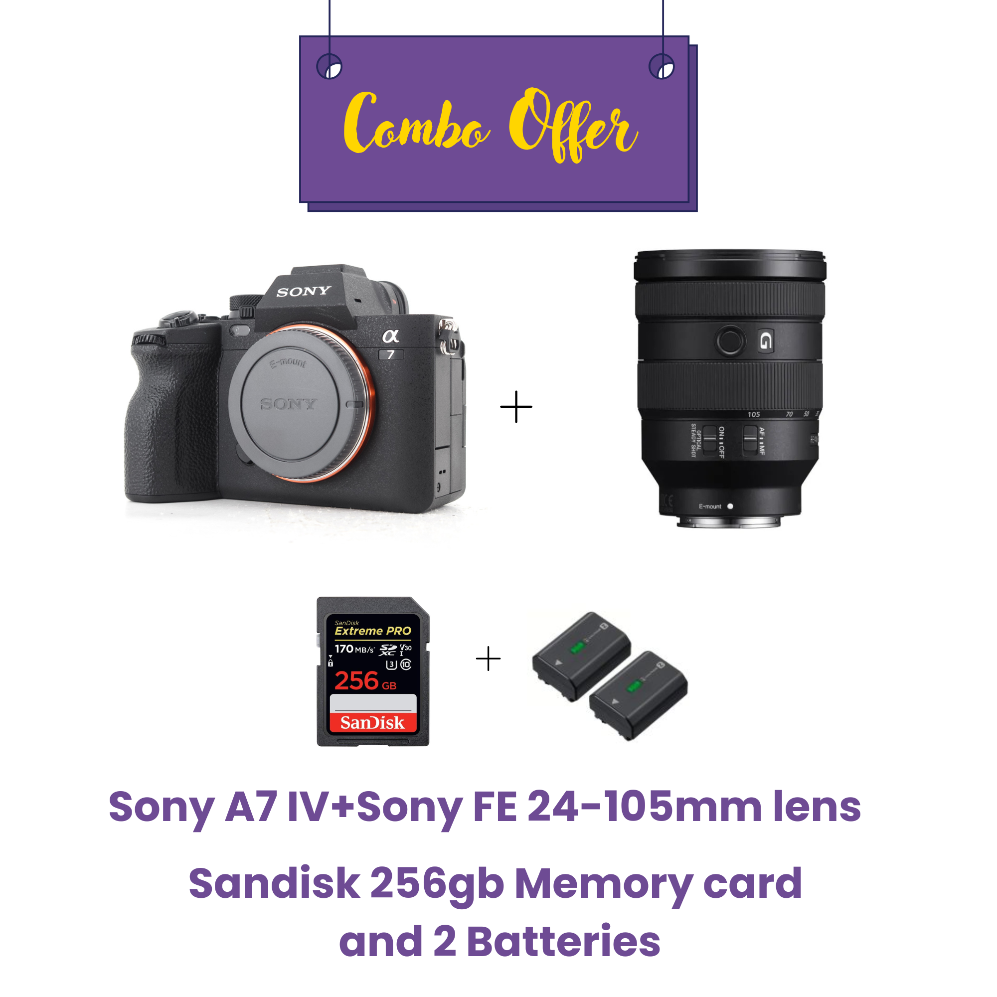 Sony a7 iv with kit for rent