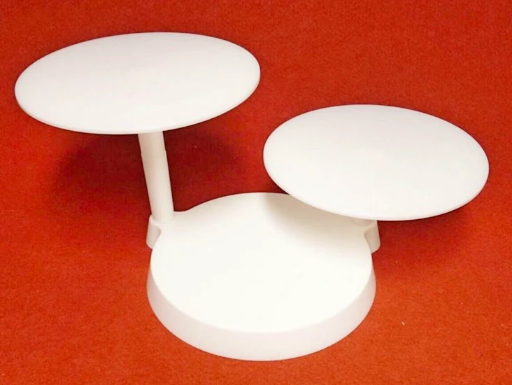 Tårtställning uppläggningsfat 3 vån ø28 +par