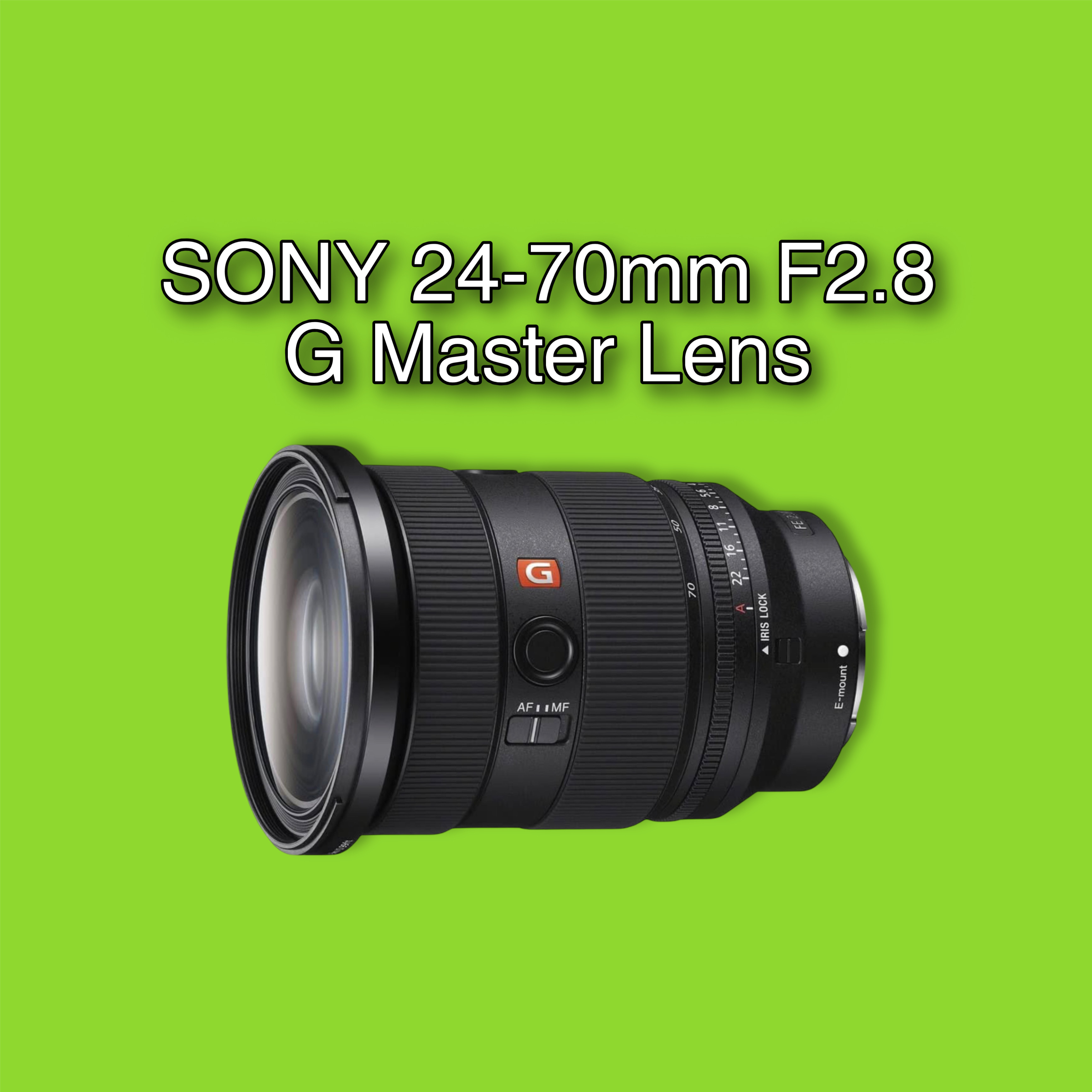 Sony 24-70mm f2.8 gm ii fe zoom lens	 	 review product