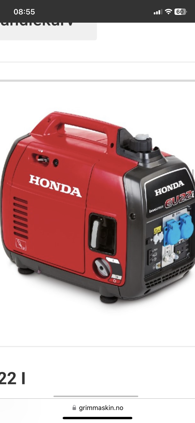Honda eu 22 i aggregat
