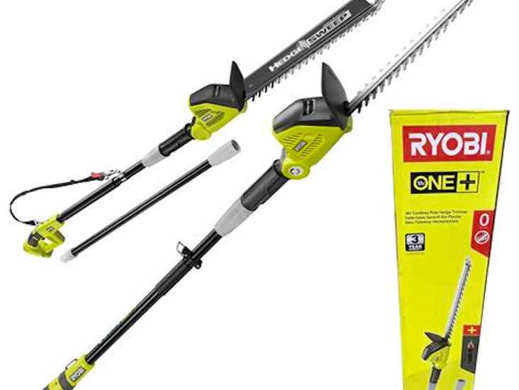 Häcksax teleskoparm, ryobi opt1845