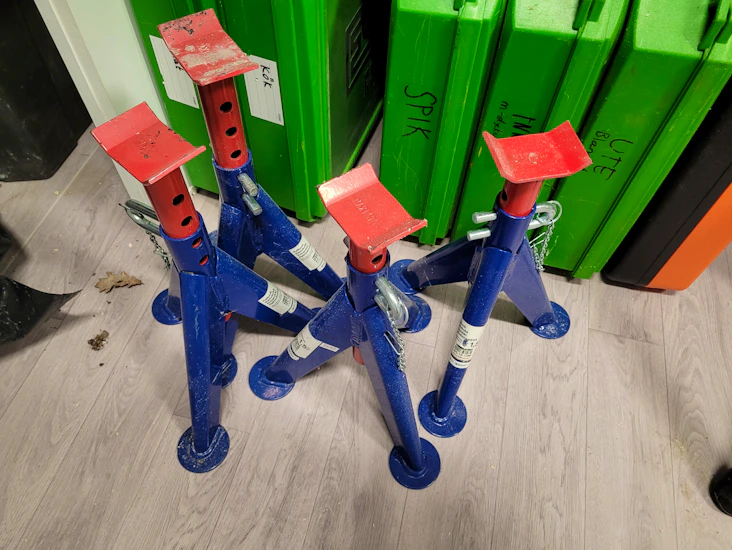 4st pallbockar 1,5ton