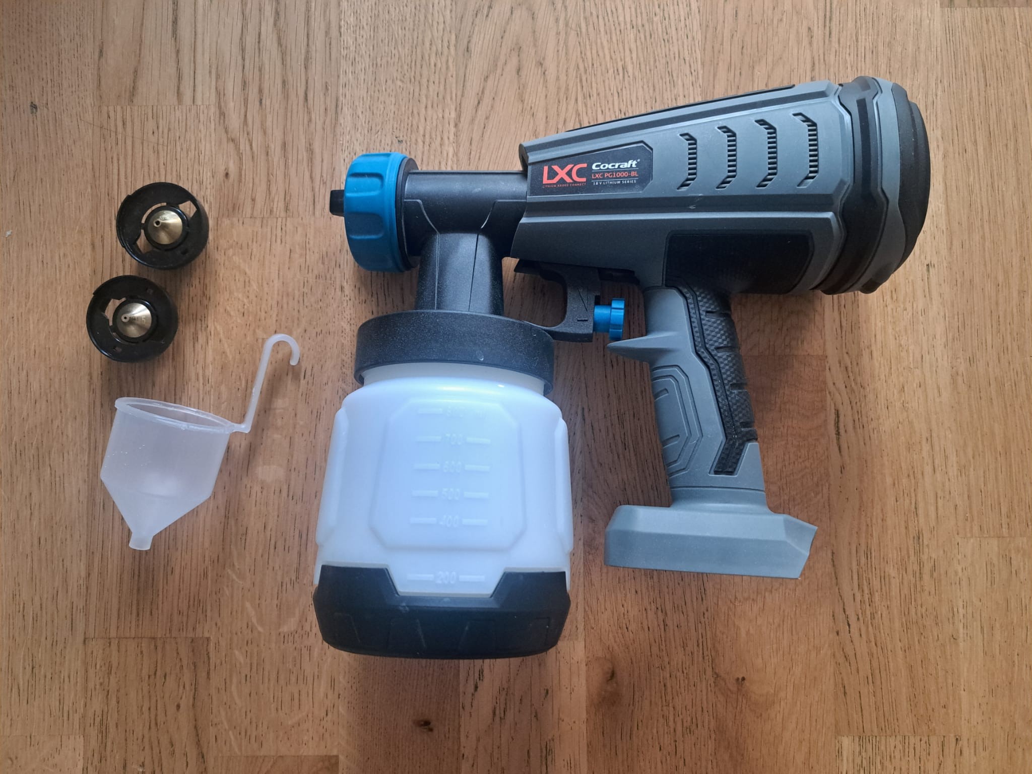 Sladdlös sprutpistol / färgspruta – perfekt för målning hemma & projekt!