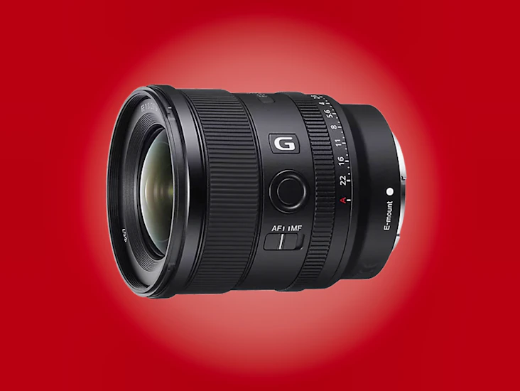 Sony fe 20mm f/1.8 g lens e mount