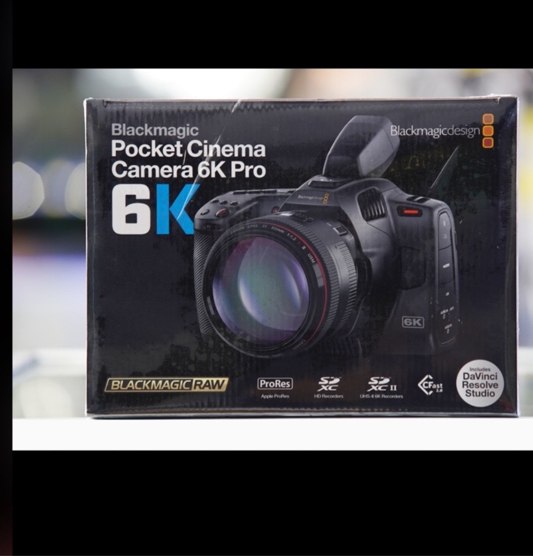 Black magic pocket cinema 6k pro 
