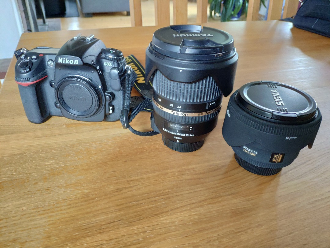 Nikon d300 med fina objektiv