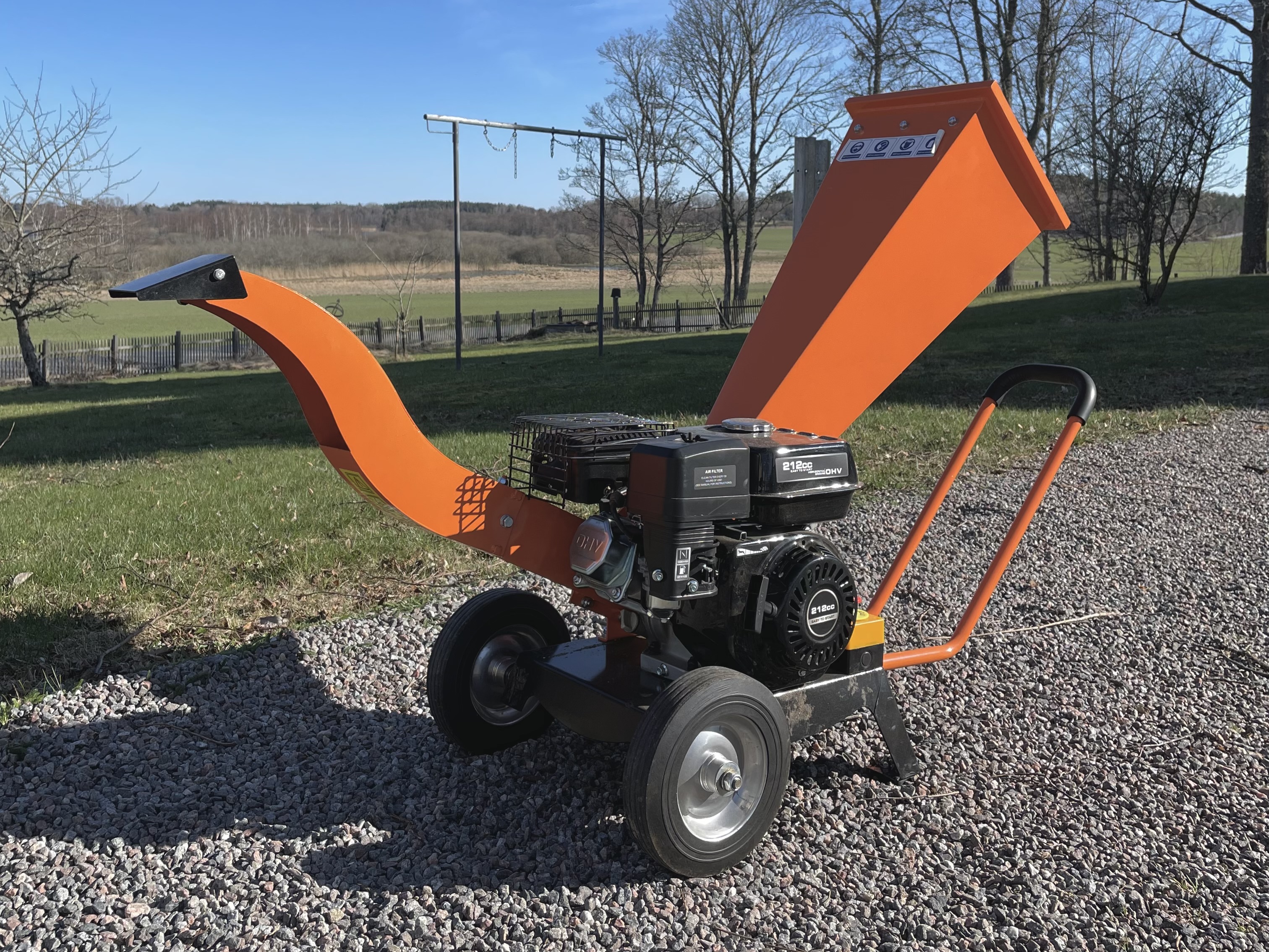 Flismaskin / kompostkvarn ø 60mm 