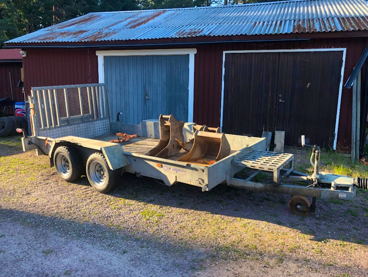 Maskintrailer indespension