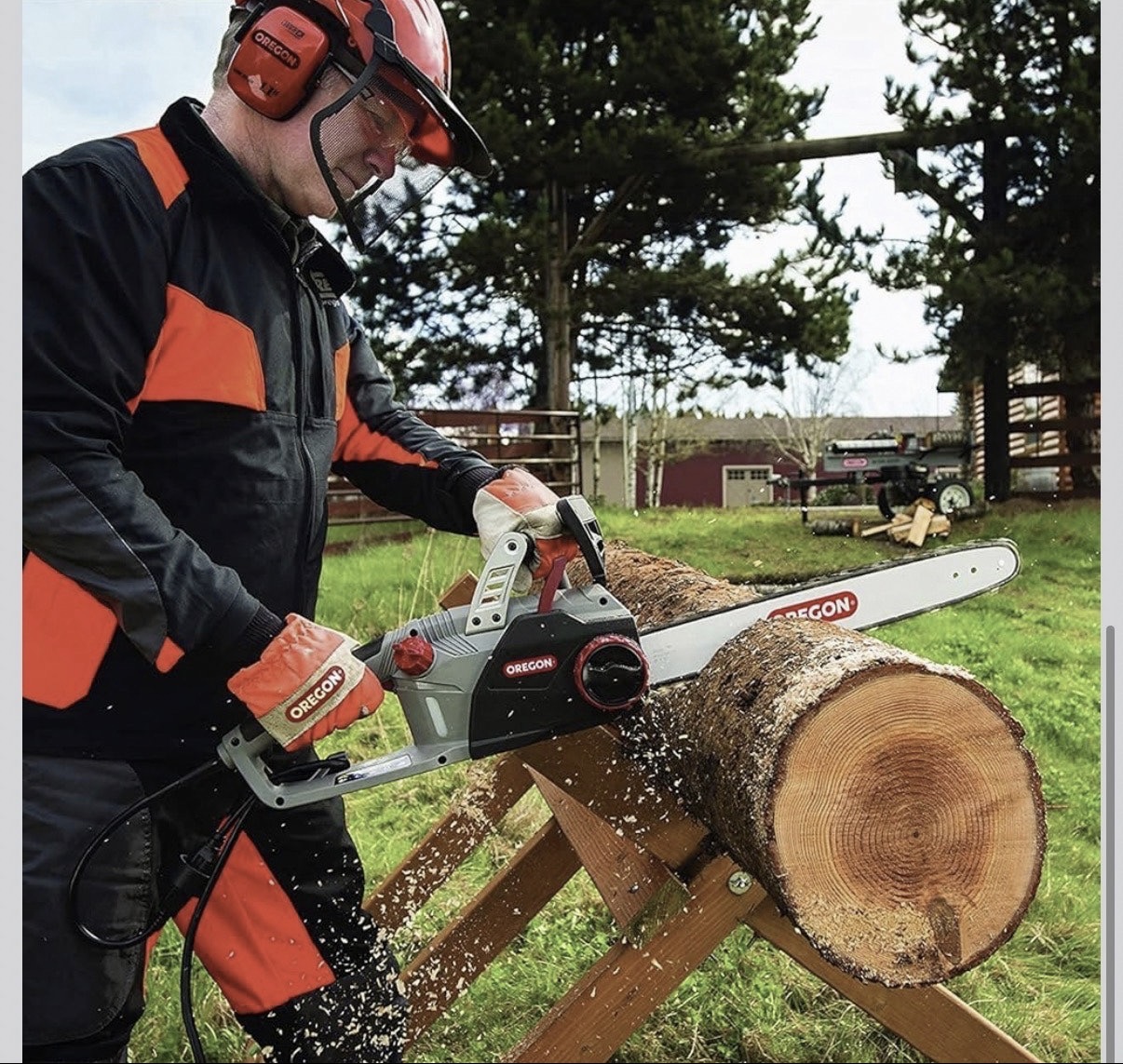 Elektrisk motorsåg 2,4kw 450mm 