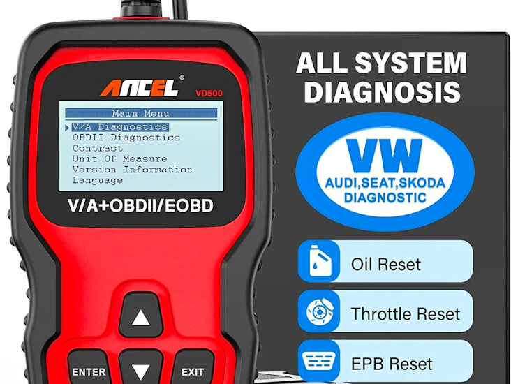 Ancel vd500, v/a+obd2/eobd