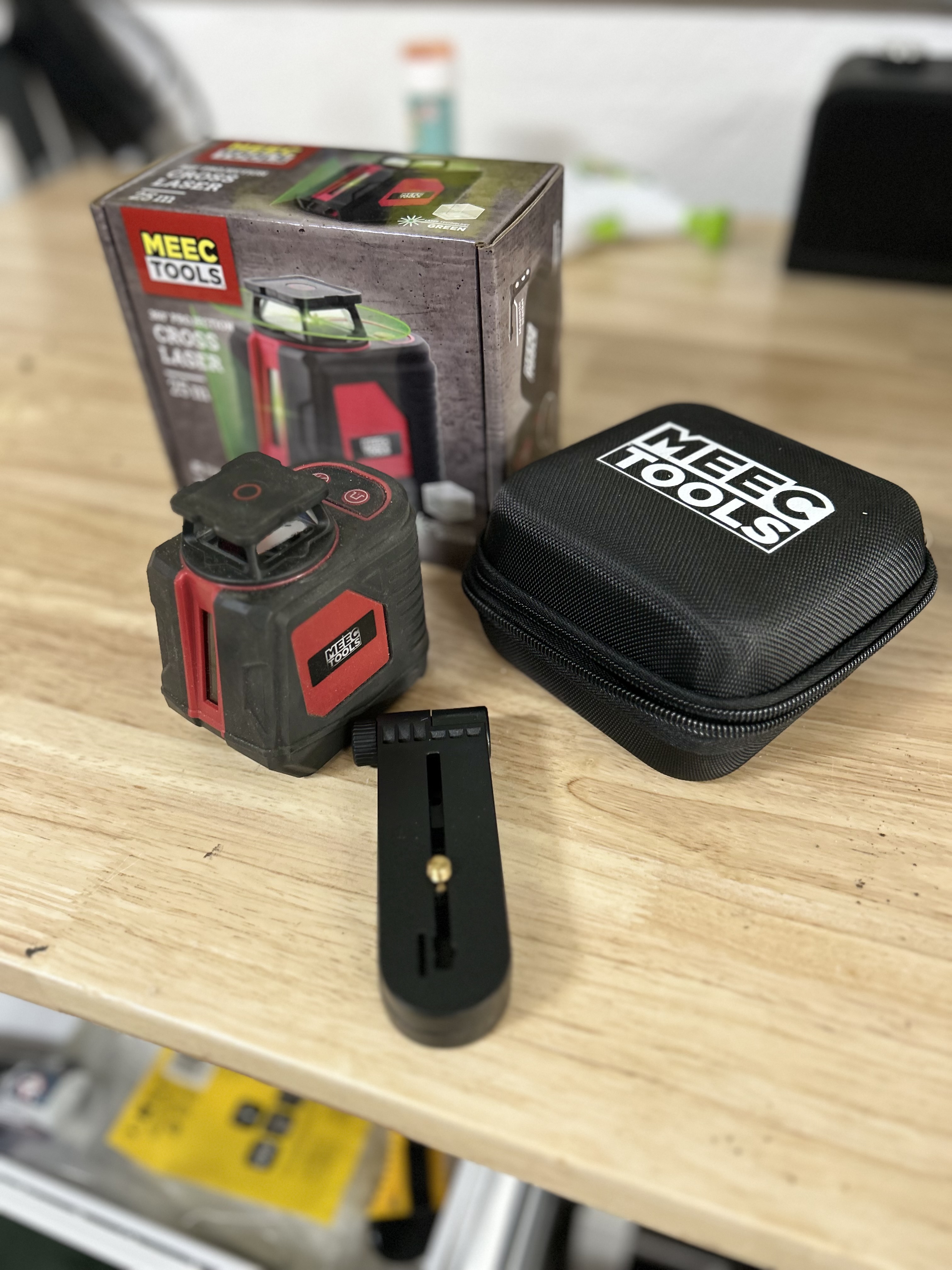 Korslaser mecc tools, grön laser