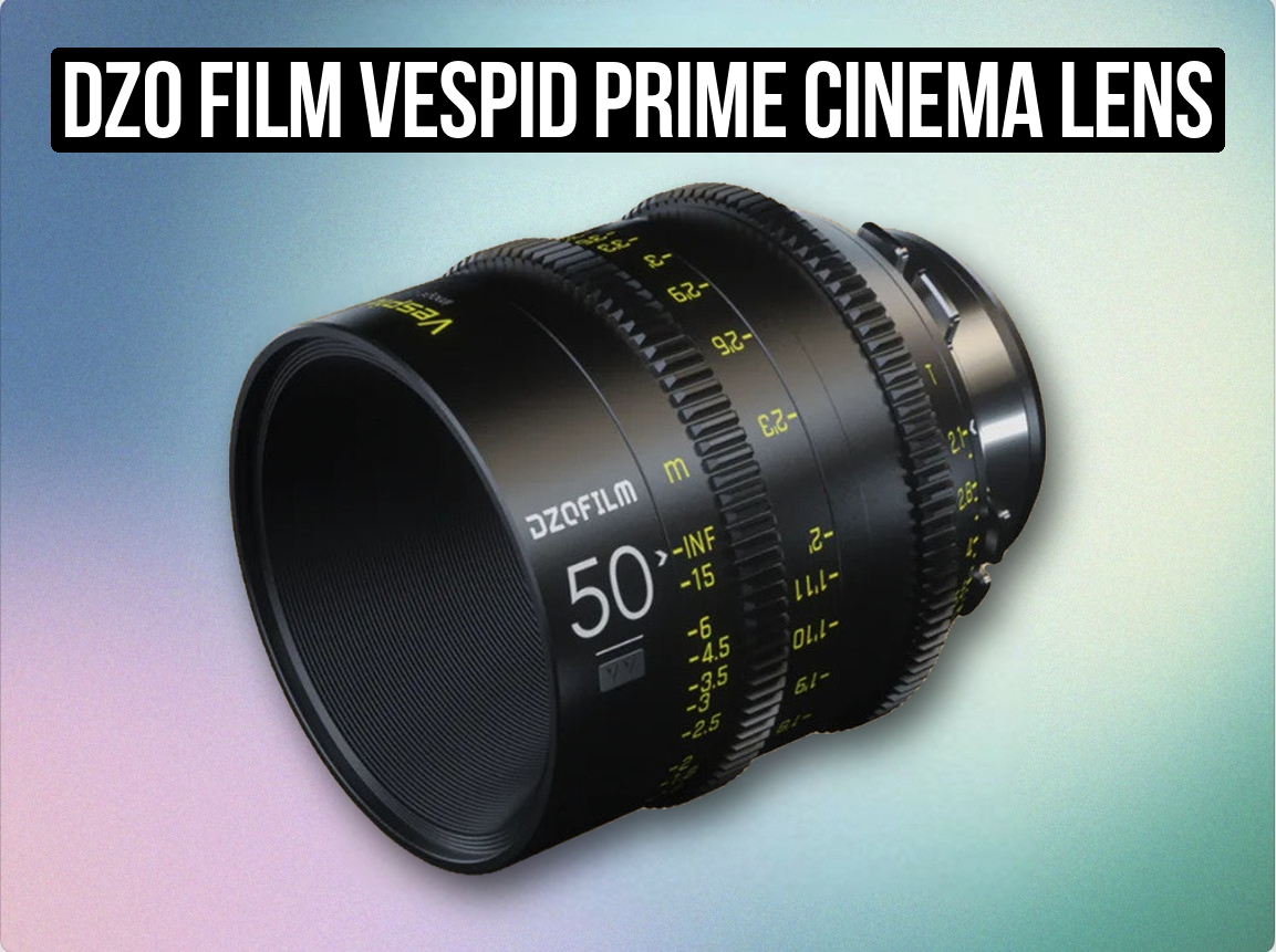 Dzo film vespid prime cinema lens 50mm t2.1 full frame ( arri, zeiss, cannon, meike)